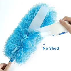 Online Blå teleskopisk dammvippa med 1 dammvippahuvud, tvättbar mikrofiberdammvippa, dammvippa med 135 cm utdragbart handtag, för borttagning av spindelnät | Fyndiq