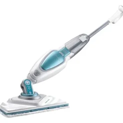 Outlet BLACK + DECKER BLACK & DECKER FSM1630-QS - Delta huvud ångmopp - 1600 W - 4 tillbehör - Vit / Vit, , grå Blå