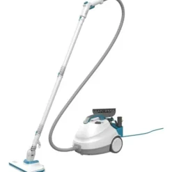 BLACK + DECKER BLACK+DECKER - BHSMP2314-QS - Multifunktions slädångrengörare 2300W - Tank: 1,2L - Kabel: 8m - 14 tillbehör Vit, blå, grå Blå, Vit