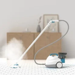 BLACK + DECKER BLACK+DECKER - BHSMP2314-QS - Multifunktions slädångrengörare 2300W - Tank: 1,2L - Kabel: 8m - 14 tillbehör Vit, blå, grå Blå, Vit