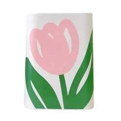 Sale Blommig Papperskorg Stor Öppning Sött Utseende Modern Stil Soptunna Kök Badrum Sovrum Fyrkantig Stor Storlek