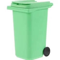 Clearance Bordsavfallsbehållare Liten Soptunna Luktförebyggande Studenthem Grön 1 st