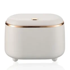 Sale Bordssopbehållare med lock, 19*12.5*14cm Mini skrivbordspapperskorg, liten papperskorg som används i vardagsrum, matsal, sovrum