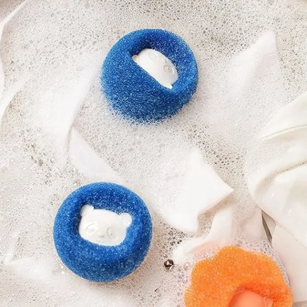 Sale Borttagning av husdjurshår för tvätt av tvättmaskin Husdjurshår Fångare Tvättmaskin Hår Fångare Tvättbollar Torktumlare Hund Katt Päls 6st