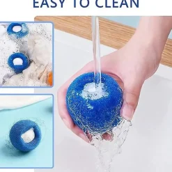 Hot Borttagning av husdjurshår för tvätt av tvättmaskin Husdjurshår Fångare Tvättmaskin Hår Fångare Tvättbollar Torktumlare Hund Katt Päls 6st