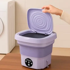 Sale Satana.se Bärbar & Hopfällbar Tvättmaskin med Torkfunktion Lila