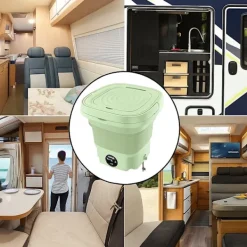 Sale Satana.se Bärbar & Hopfällbar Tvättmaskin med Torkfunktion Lila