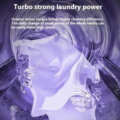 Sale Satana.se Bärbar & Hopfällbar Tvättmaskin med Torkfunktion Lila