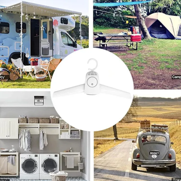 Online Bärbar elektrisk klädtork, snabb skotork, 2 i 1 smart hopfällbar stöveltork