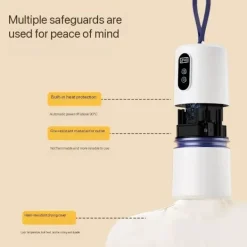 Clearance Bärbar Elektrisk Torktumlare 200W med Torkpåse & Krok, Perfekt för Resenärer