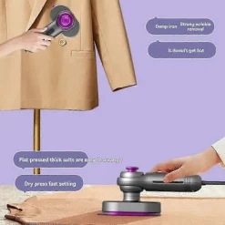 Sale Bärbar Handhållen Hängande Strykmaskin Mini Elektrisk Strykjärn för Hemresa Torr- och Våtstrykning M