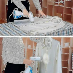 Bärbar handhållen klädångare - 1500W, 280ml, snabb uppvärmning för den europeiska marknaden