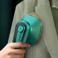 New JIUSAIRUI Bärbar hem liten mini ångstrykjärn 8*10*17cm green