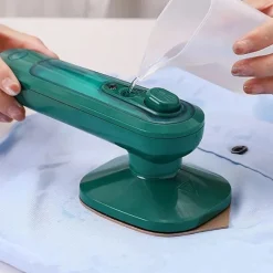 Sale Bärbar hem liten mini ångstrykjärn grön 8*10*17cm