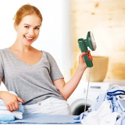 Sale Bärbar hem liten mini ångstrykjärn grön 8*10*17cm