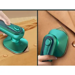 Sale Bärbar hem liten mini ångstrykjärn grön 8*10*17cm