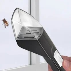 Online Bärbar Insektsfångare med Betraktare Transparent Kontaktlös Flugfångare Klämma Barn Naturleksaker Bi