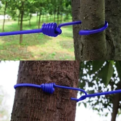 Online Bärbar Klädlina med 12 Klädnypor, Portabel Utdragbar Klädlina, Utomhus, Inomhus och Rese-användning, Elastisk och Vindtät Klädlina