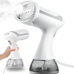 New Bärbar Klädångare Strykjärn för Kläder, 1500W Handhållen Klädångare med 300ml Avtagbar Vattentank, Snabb Uppvärmning