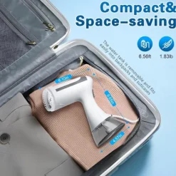 New Bärbar Klädångare Strykjärn för Kläder, 1500W Handhållen Klädångare med 300ml Avtagbar Vattentank, Snabb Uppvärmning