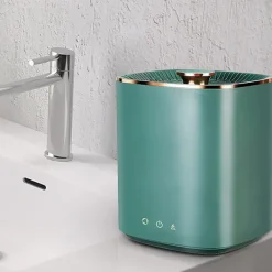 Bärbar Kompakt Mini Tvättmaskin, Personlig Klädtvättmaskin, Liten Bärbar Tvättmaskin för Studentboenden, (Grön)