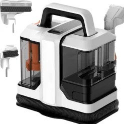 Sale OEM Bärbar Matttvätt, 750W Effekt, 15Kpa Sugkraft, 1080ml Vattentank,Ett set