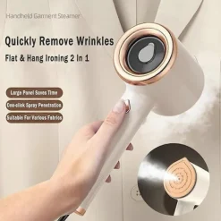 Bärbar Mini Strykmaskin, Mini Strykmaskin, Handhållen Mini Strykmaskin för Resor och Handhållen Användning, Grön EU-kontakt