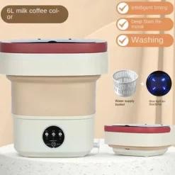 Sale Hommy Bärbar mini vikbar tvättmaskin för rengöring underkläder