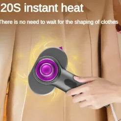 Discount Bärbar minidamptång, 20S omedelbar uppvärmning, silkeslen strykning, stor panel, stor vattentank, 90 graders vinkeljustering, för alla textiltyger