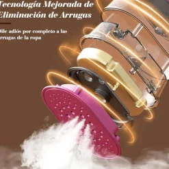 Sale Bärbar ångstrykjärn för kläder 1000W, Mini Bärbar Vikbar Tvättutrustning med 60ml Tank, Handhållen Ångare