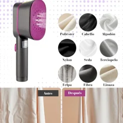 Sale Bärbar ångstrykjärn för kläder 1000W, Mini Bärbar Vikbar Tvättutrustning med 60ml Tank, Handhållen Ångare