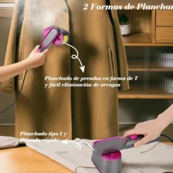 Sale Bärbar ångstrykjärn för kläder 1000W, Mini Bärbar Vikbar Tvättutrustning med 60ml Tank, Handhållen Ångare