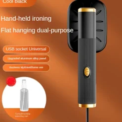 New Bärbar Reseångare för Kläder Mini Ångstrykjärn 180° Roterbart Handhållet Ångstrykjärn för Tyg Cl