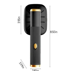 New Bärbar Reseångare för Kläder Mini Ångstrykjärn 180° Roterbart Handhållet Ångstrykjärn för Tyg Cl