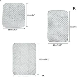 New Bärbar Strykfilt Värmebeständig Tvättskyddsmatta