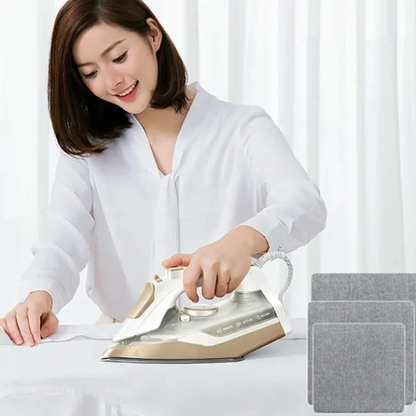 Outlet Bärbar Strykmatta för Resor, Högtemperaturbeständig, Strykplatta i Ull för Smidig Strykning, Idealisk för Strykning av Kläder, Tyg, Kostymer