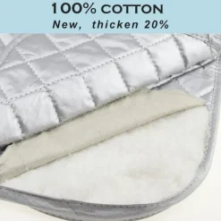 New Bärbar Strykmatta, Tjock Värmebeständig Filt för Resor, Lämplig för Användning på Olika Ytor (48x84cm)