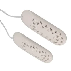 Sale Bärbar torktumlare för hushåll Vinter studenthem Stövelskor Torktumlare Värmare Eliminera dålig lukt Lila Ljus Timing Style EU-kontakt 220‑240V