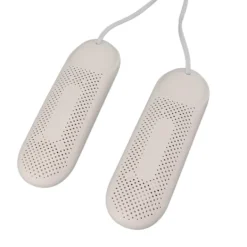 Sale Bärbar torktumlare för hushåll Vinter studenthem Stövelskor Torktumlare Värmare Eliminera dålig lukt Lila Ljus Timing Style EU-kontakt 220‑240V