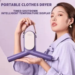 Bärbar Torktumlare Hopfällbar Torkställning Värme Med Skotorkmaskin Liten Hopfällbar Klädställning, A