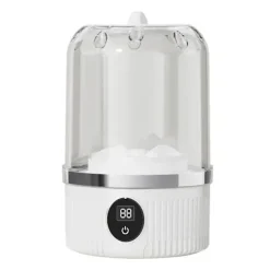 Outlet Bärbar Tvättmaskin - Trådlös - Uppladdningsbar - För Delikata Underkläder - Kompakt