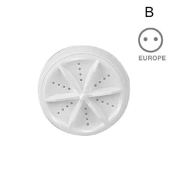 Hot LBSS Bärbar tvättmaskin Mini Turbo USB driven Tar bort smutstvättmaskin Tvättmaskin för resor hem Type B USB Plug