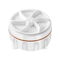 Bärbar tvättmaskin, Minitvättmaskin, Mini Diskmaskin Turbo med USB, Lämplig för Hem, Affärer, Resor, Studentboende, Husbil, Lägenhet white