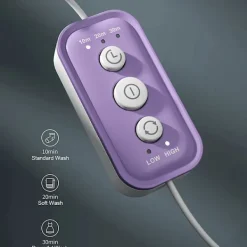 FMYSJ Bärbar tvättmaskin Resa Hem Mini Tvättmaskin För Strumpor Underkläder Tvätten Hushållstvättmaskin, a (FMY)