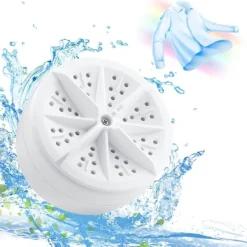 Sale Bärbar tvättmaskin, USB-driven miniturbo tvättmaskin och diskmaskin, lämplig för resor, affärsresa, hem-Xin Two-way turn