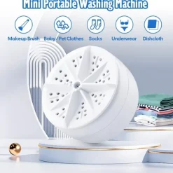 Sale Bärbar tvättmaskin, USB-driven miniturbo tvättmaskin och diskmaskin, lämplig för resor, affärsresa, hem-Xin Two-way turn