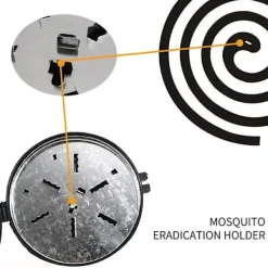 New Bärbara Myggmedelslådor med Fästa Fack för Camping Utomhus