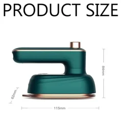 Discount Bärbart 2-i-1 sladdlöst resejärn för lätta tyger