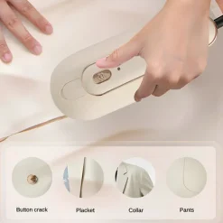 Clearance Bärbart Ångstrykjärn För Kläder Vertikal Handhållen Hemresa 70ml Våt Torr Strykmaskin Mini Klädångare 1000w