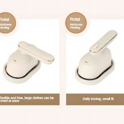 Clearance Bärbart Ångstrykjärn För Kläder Vertikal Handhållen Hemresa 70ml Våt Torr Strykmaskin Mini Klädångare 1000w